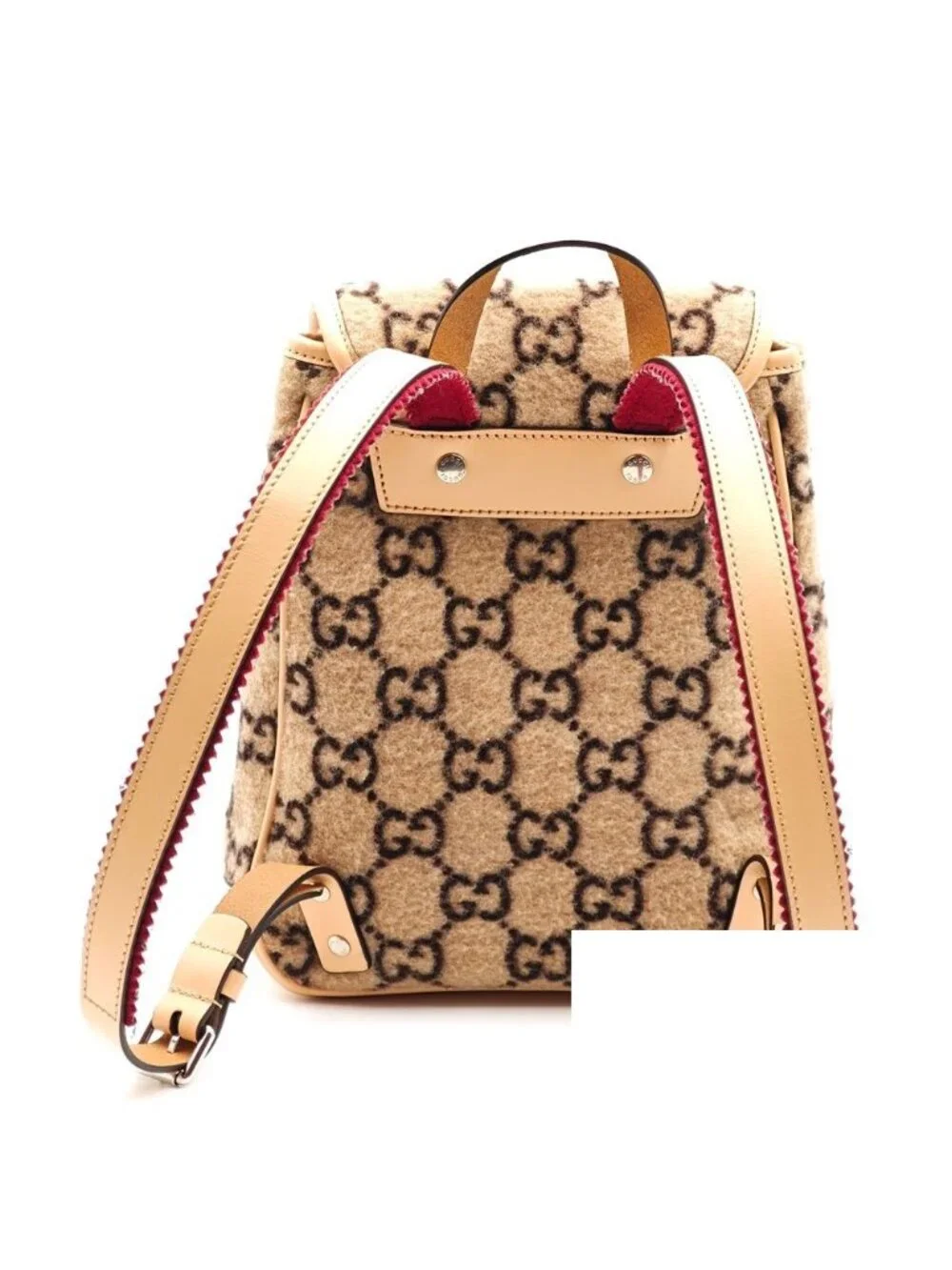 Gucci GG Wool Backpack Gray